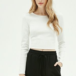 Knit crop top